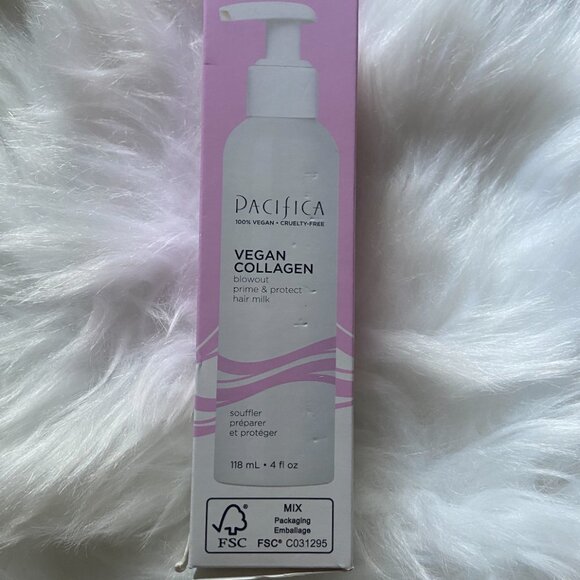 Pacifica Vegan Collagen Blowout Prime & Protect Hair Milk - Picture 1 of 3